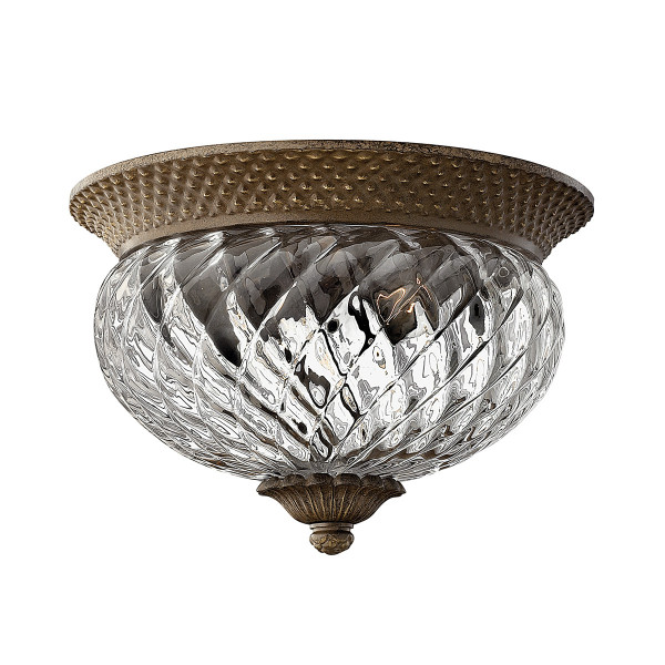 Plafon perłowy brąz okrągły 30,5cm Plantation 2xE27x60W IP20 Hinkley 881086