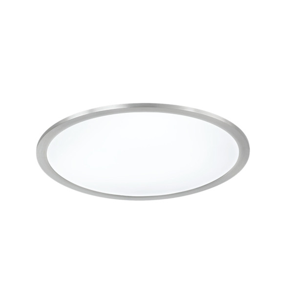 Plafon PHOENIX okrągły srebrno-biały LED 1x25W 45cm 2500lm IP20 Trio 878609