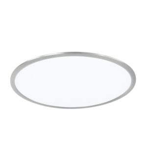 Plafon PHOENIX okrągły srebrno-biały LED 1x30W 62cm 3000lm IP20 Trio 878577 Plafon PHOENIX okrągły srebrno-biały LED 1x30W 62cm 3000lm IP20 Trio 878577