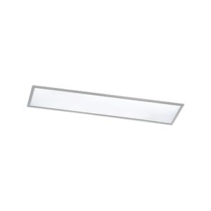 Plafon PHOENIX prostokątny srebrno-biały LED 1x30W 120cm 3000lm IP20 Trio 878613 Plafon PHOENIX prostokątny srebrno-biały LED 1x30W 120cm 3000lm IP20 Trio 878613