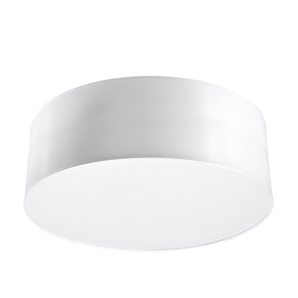 Plafon PIAZZA biały 1xE27x15W wym:11x25x25cm IP20 Pure Lume 1018554