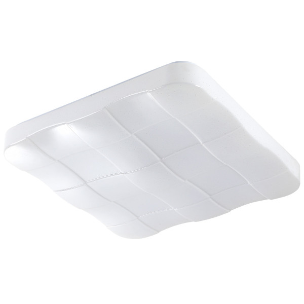 Plafon POLARIS z pilotem kwadratowy biały LED 1x72W 43cm 4320lm IP20 Polux 871245