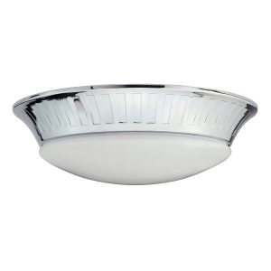 Plafon polerowany chrom-biały okrągły 39,2cm Whitby 1xGX53x9W IP44 Elstead 879571 Plafon polerowany chrom-biały okrągły 39,2cm Whitby 1xGX53x9W IP44 Elstead 879571
