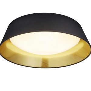 Plafon PONTS okrągły czarno-złoty LED 1x18W 45cm 1700lm IP20 RL 878516 Plafon PONTS okrągły czarno-złoty LED 1x18W 45cm 1700lm IP20 RL 878516