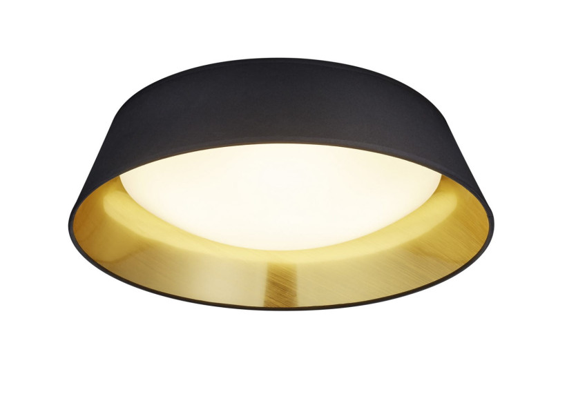Plafon PONTS okrągły czarno-złoty LED 1x18W 45cm 1700lm IP20 RL 878516