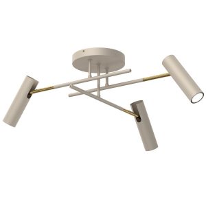 Plafon Prosty Axion Beige/Gold 3Xgu10 768692 Plafon Prosty Axion Beige/Gold 3Xgu10 768692