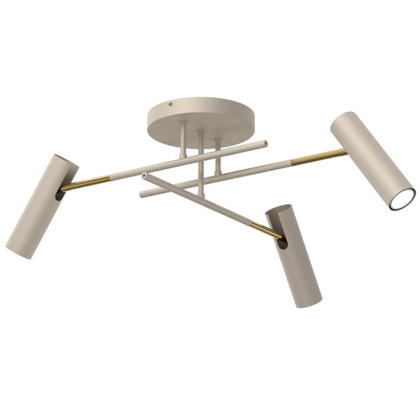 Plafon Prosty Axion Beige/Gold 3Xgu10 768692