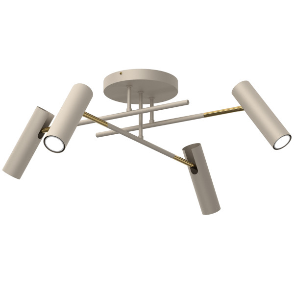 Plafon Prosty Axion Beige/Gold 4Xgu10 768695