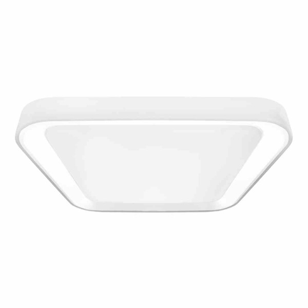 Plafon QUADRO z pilotem kwadratowy biały LED 1x38W 40cm lm IP20 Milagro 872650