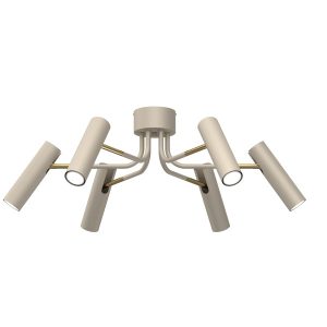 Plafon Ramiona Axion Beige/Gold 6Xgu10 768703 Plafon Ramiona Axion Beige/Gold 6Xgu10 768703