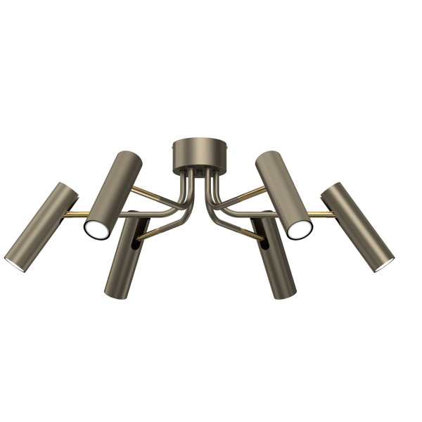 Plafon Ramiona Axion Titanium Gold/Gold 6Xgu10 768700