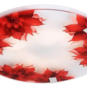 Plafon RAPSODY okrągły czerwony LED 1x9W 31cm 550lm IP20 Candellux 878638 Plafon RAPSODY okrągły czerwony LED 1x9W 31cm 550lm IP20 Candellux 878638