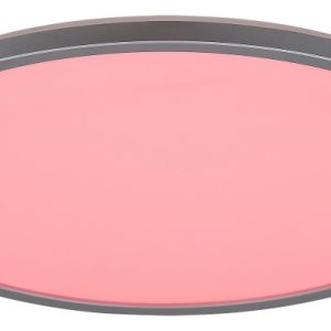 Plafon Rasmus z pilotem okrągły srebrny LED 1x22W 41,5cm IP20 Rabalux 876908 Plafon Rasmus z pilotem okrągły srebrny LED 1x22W 41,5cm IP20 Rabalux 876908