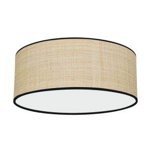 Plafon rattao-kremowy-biały okrągły 40cm Marshall 2xE27x40W IP20 Milagro 881109 Plafon rattao-kremowy-biały okrągły 40cm Marshall 2xE27x40W IP20 Milagro 881109