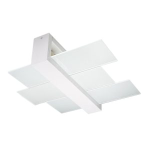 Plafon REBIRD biały 2xE27x15W wym:12x43x43cm IP20 Pure Lume 1018450 Plafon REBIRD biały 2xE27x15W wym:12x43x43cm IP20 Pure Lume 1018450
