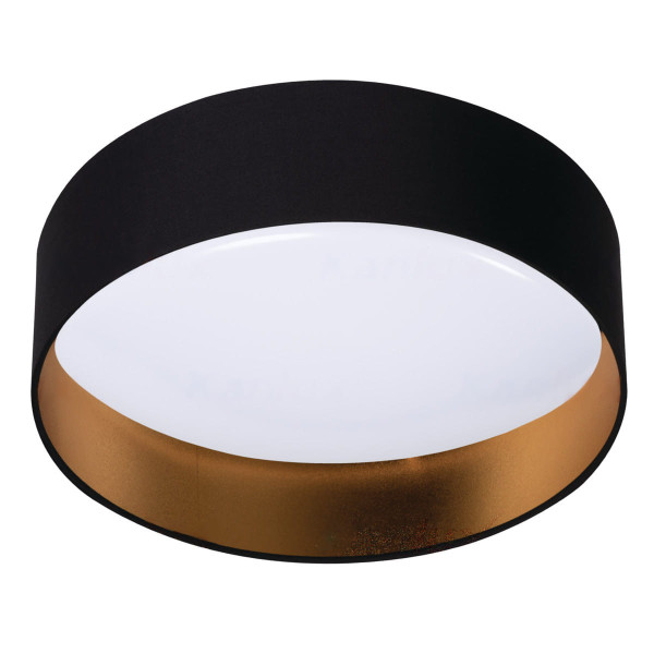 Plafon RIFA okrągły czarno-biały LED 1x17.5W 40cm 1450lm IP20 Kanlux 871195
