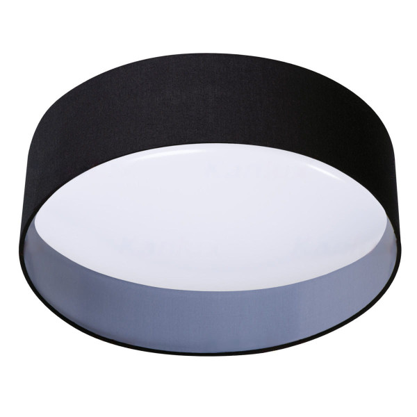 Plafon RIFA okrągły czarno-biały LED 1x17.5W 40cm 1450lm IP20 Kanlux 871117