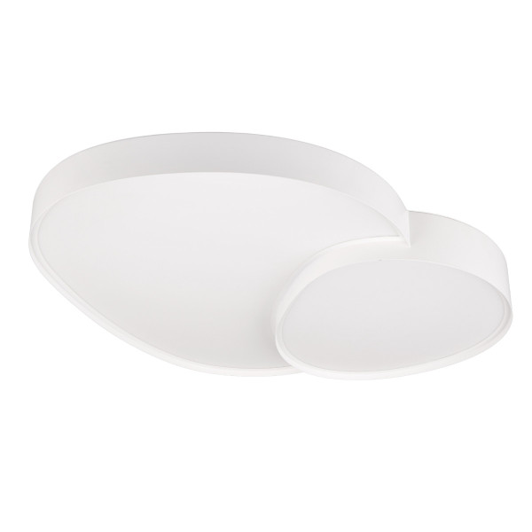 Plafon RISE z pilotem niestandardowy biały LED 1x51W 77cm 5100lm IP20 Trio 872700