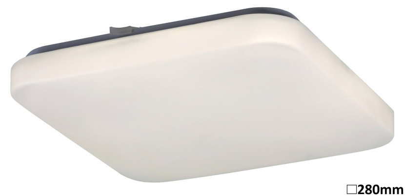 Plafon Rob kwadratowy biały LED 1x20W 28cm 1400lm IP20 Rabalux 876706