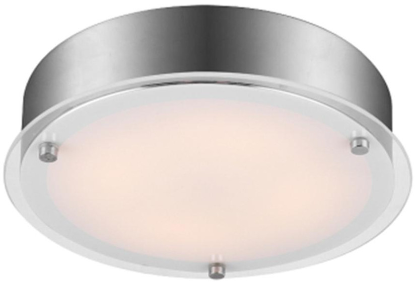 Plafon RONDA okrągły srebrno-biały LED 1x18W 33cm lm IP20 Candellux 878607