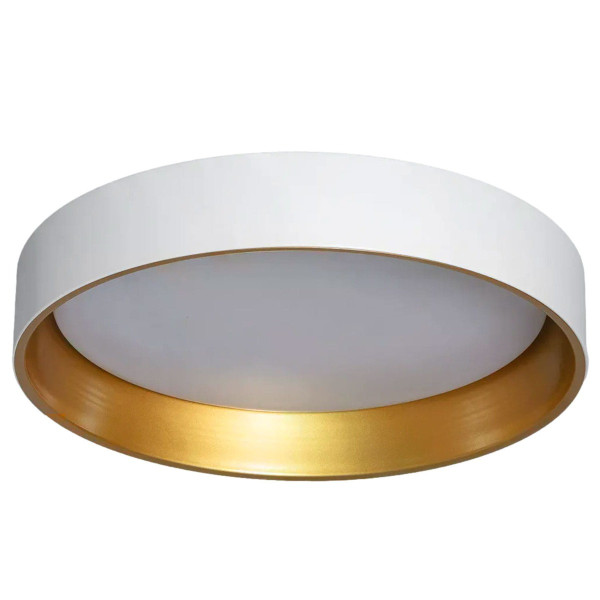 Plafon Royal okrągły biało-złoty LED 1x21W 45cm 2100lm IP20 Abruzzo 872421