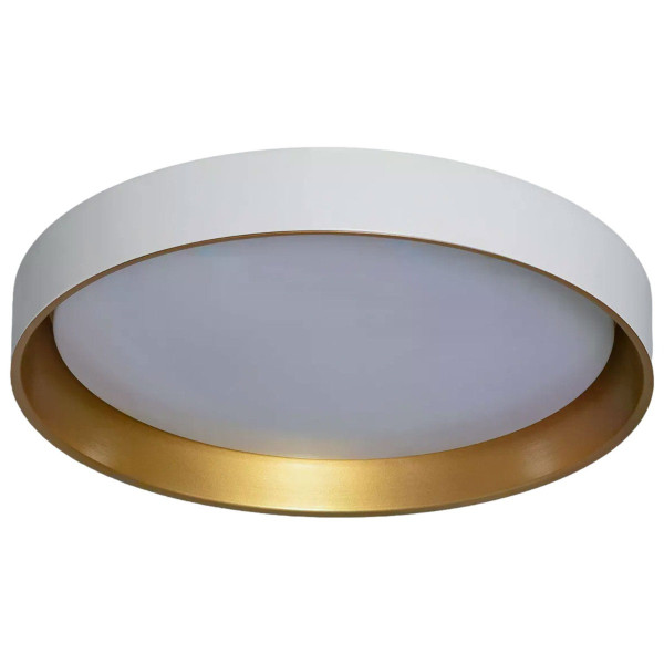 Plafon Royal okrągły biało-złoty LED 1x31W 55cm 2400lm IP20 Abruzzo 872394