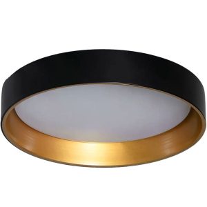 Plafon Royal okrągły czarno-złoty-biały LED 1x21W 45cm 2100lm IP20 Abruzzo 872386 Plafon Royal okrągły czarno-złoty-biały LED 1x21W 45cm 2100lm IP20 Abruzzo 872386