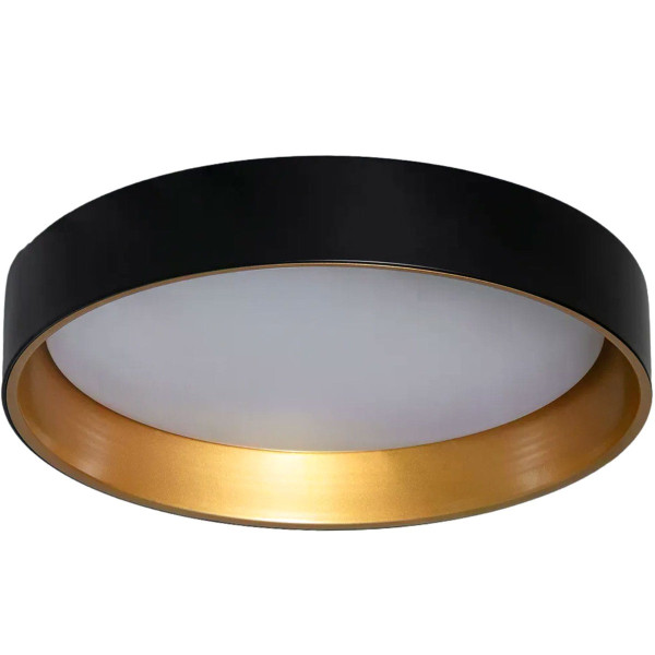 Plafon Royal okrągły czarno-złoty-biały LED 1x21W 45cm 2100lm IP20 Abruzzo 872386