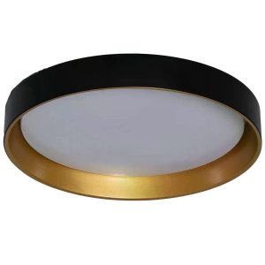 Plafon Royal okrągły czarno-złoty-biały LED 1x31W 55cm 3100lm IP20 Abruzzo 872455 Plafon Royal okrągły czarno-złoty-biały LED 1x31W 55cm 3100lm IP20 Abruzzo 872455