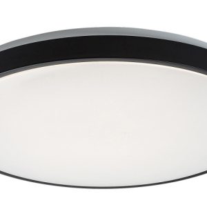 Plafon SAMIRA okrągły czarno-biały LED 1x48W 42cm 3100lm IP44 Rabalux 876890