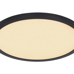 Plafon Sapana LED akrylowy 29,4 cm czarny 47887