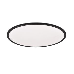 Plafon SCOTT z pilotem okrągły czarno-biały LED 1x30W 50cm 3600lm IP20 RL 871207