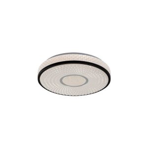 Plafon Sedona okrągły czarno-biały LED 1x24W 40cm 1830lm IP20 Rabalux 881311