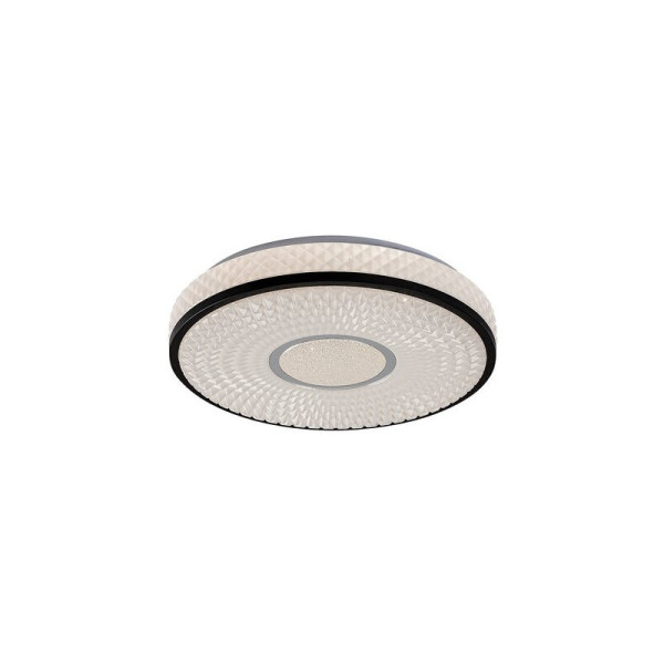 Plafon Sedona okrągły czarno-biały LED 1x24W 40cm 1830lm IP20 Rabalux 881311