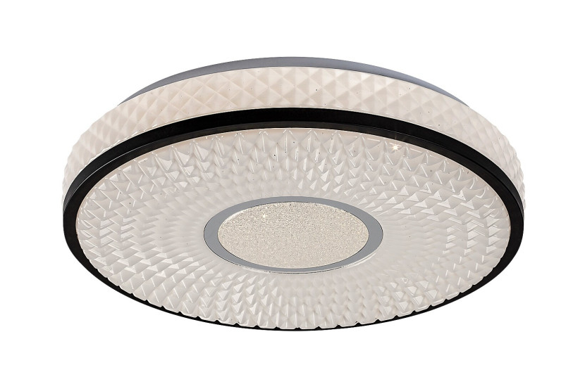 Plafon SEDONA2 okrągły biało-czarny LED 1x24W 39,5cm 1680lm IP20 Rabalux 878464