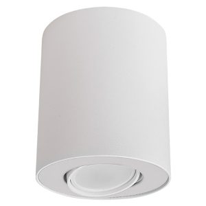 Plafon Set 10 cm stalowy biały 54046