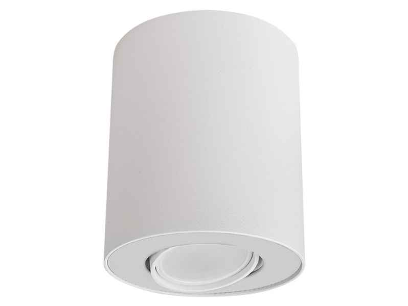 Plafon Set 10 cm stalowy biały 54046