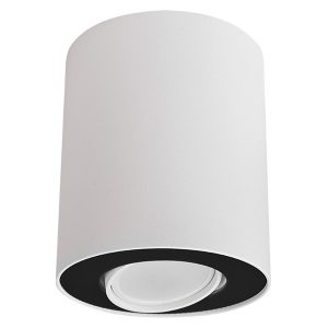 Plafon Set stalowy białyo-czarny 147906