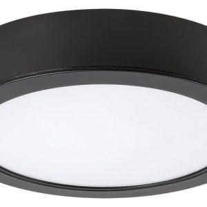 Plafon Shaun2 okrągły czarno-biały LED 1x15W 16,5cm 1450lm IP20 Rabalux 876822