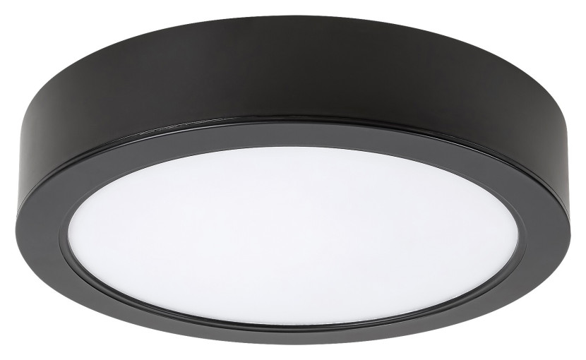 Plafon Shaun2 okrągły czarno-biały LED 1x15W 16,5cm 1450lm IP20 Rabalux 876822