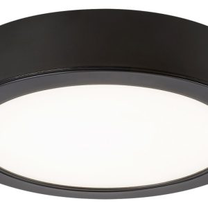 Plafon Shaun2 okrągły czarny LED 1x7W 12cm 630lm IP20 Rabalux 876889