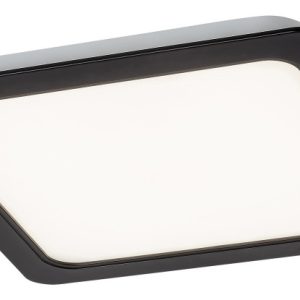Plafon Shaun2 wpuszczany kwadratowy czarny LED 1x12W 17cm IP20 Rabalux 876735
