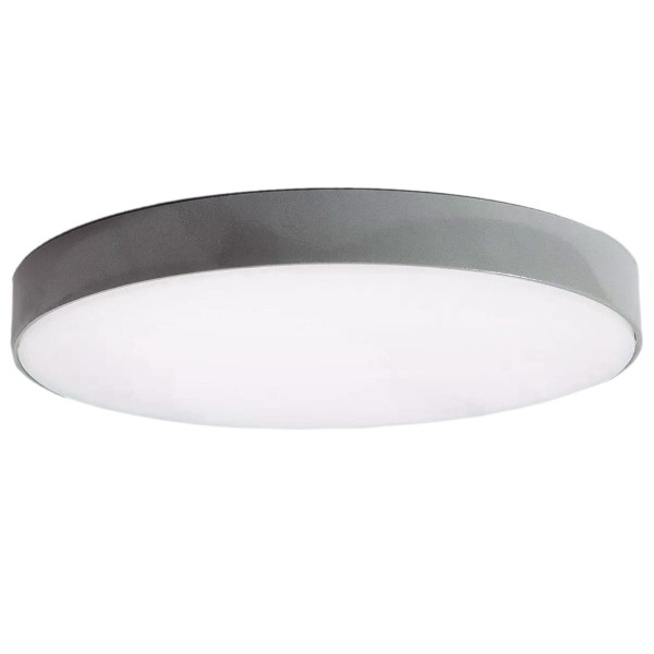 Plafon Simplicate okrągły szaro-biały LED 1x19W 18cm 1900lm IP44 Abruzzo 881349