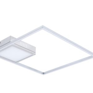 Plafon Sirius kwadratowy srebrny LED 1x30W 40cm 1900lm IP20 Rabalux 880988 Plafon Sirius kwadratowy srebrny LED 1x30W 40cm 1900lm IP20 Rabalux 880988