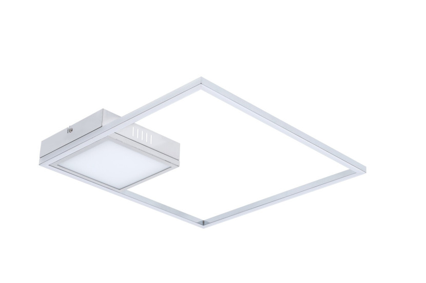 Plafon Sirius kwadratowy srebrny LED 1x30W 40cm 1900lm IP20 Rabalux 880988