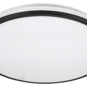 Plafon Slava okrągły czarno-biały LED 1x18W 33cm 1170lm IP44 Rabalux 879535 Plafon Slava okrągły czarno-biały LED 1x18W 33cm 1170lm IP44 Rabalux 879535