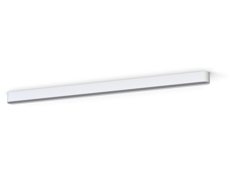 Plafon Soft LED 125 cm aluminiowy biały 44180