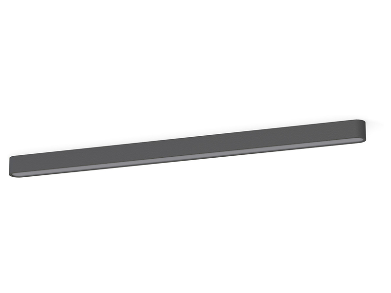 Plafon Soft LED 125 cm aluminiowy szary 44169