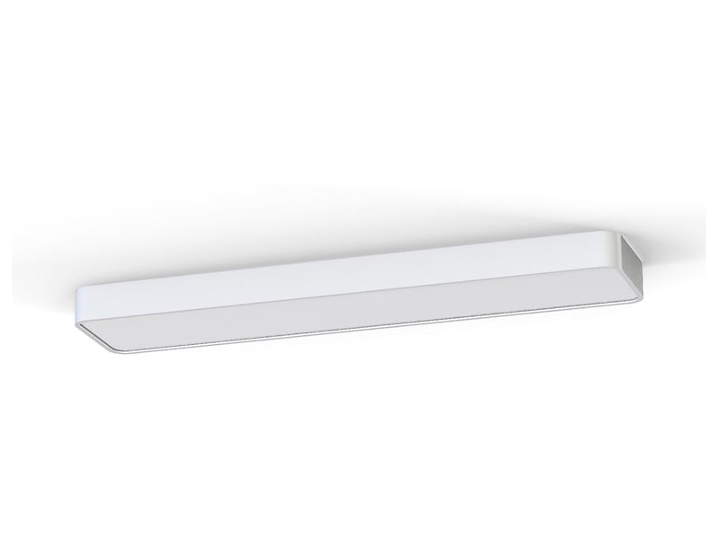 Plafon Soft LED 93 cm aluminiowy biały 44069