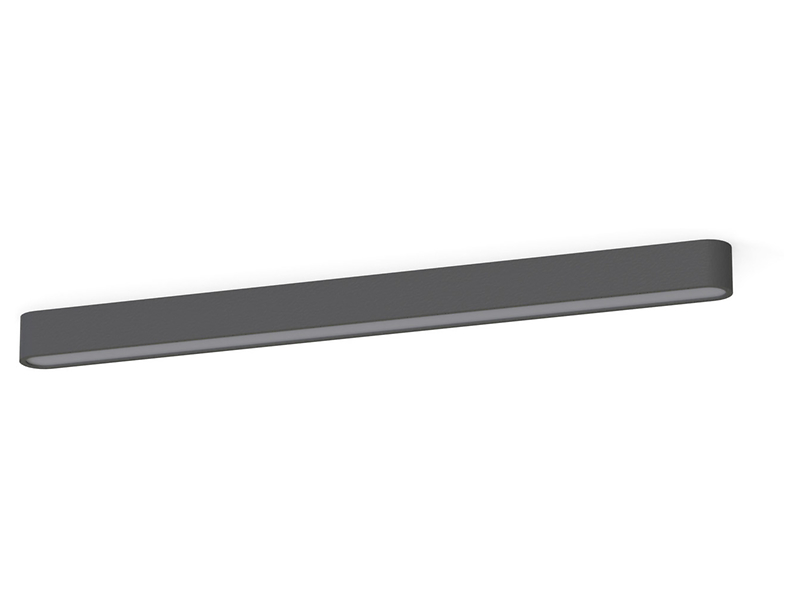 Plafon Soft LED 95 cm aluminiowy szary 44177